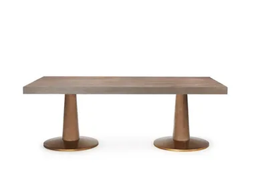 RIVIERA - Rectangular wooden table by HUGUES CHEVALIER - view 2